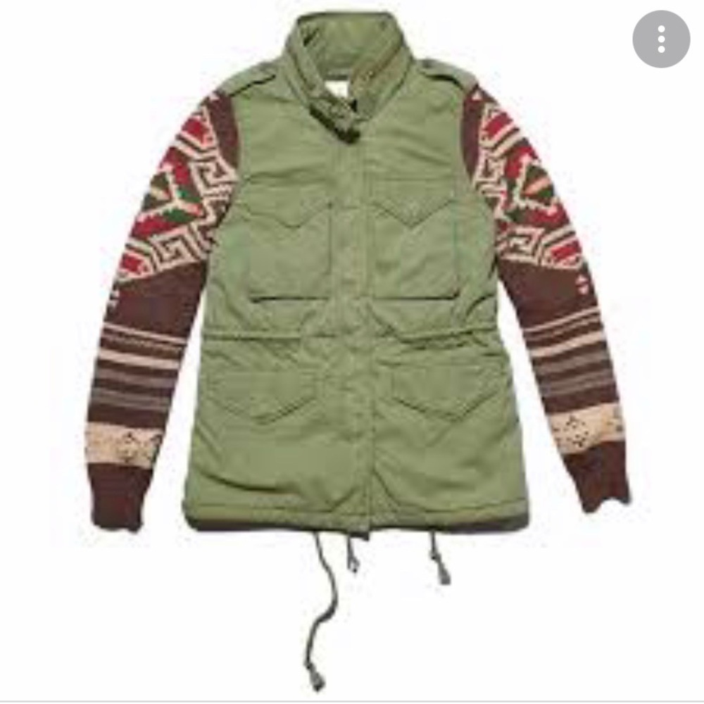 "RALPH LAUREN1" DENIM & SUPPLY Jacket Knit Green Long Sleeve  Size S